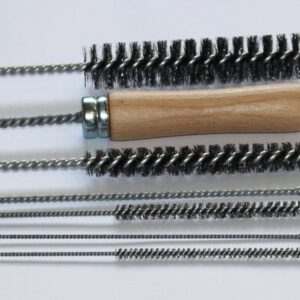 Spazzola a mano in filo metallico tonda